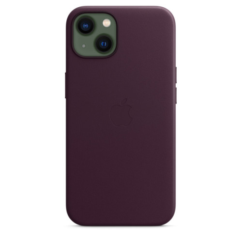 Кожаный чехол Apple MagSafe для iPhone 13 Dark Cherry