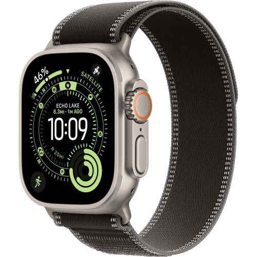 Смарт-часы Apple Watch Ultra 3 (2025) 49mm Natural Titanium Case with Black/Charcoal Trail Loop M/L