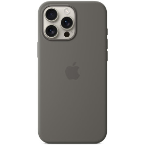 Чехол Apple Silicone Case with MagSafe для iPhone 16 Pro Max Stone Gray
