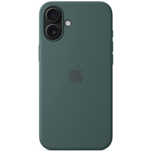 Чехол Apple Silicone Case with MagSafe для iPhone 16 Plus Lake Green