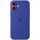 Чехол Apple Silicone Case with MagSafe для iPhone 16 Plus Ultramarine