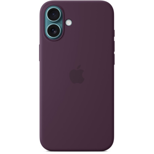 Чехол Apple Silicone Case with MagSafe для iPhone 16 Plus Plum