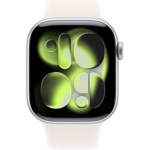 Смарт-часы Apple Watch Series 11 42mm Silver Aluminium Case with Light Blush Sport Band S/M