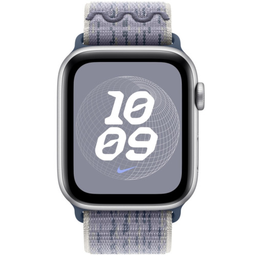Ремешок Apple Watch 46mm Grey/Blue Nike Sport Loop