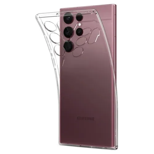 Чехол Spigen Liquid Crystal Galaxy S22 Ultra (ACS03912) Crystal-clear