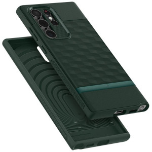 Чехол Spigen Parallax Galaxy S22 Ultra (ACS03942) Midnight Green