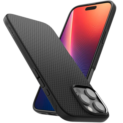 Чехол Spigen Liquid Air для iPhone 16 Pro (ACS08117) Matte Black