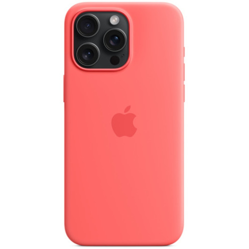 Силиконовый чехол Apple MagSafe для iPhone 15 Pro Max Guava