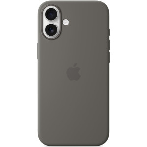 Чехол Apple Silicone Case with MagSafe для iPhone 16 Stone Grey