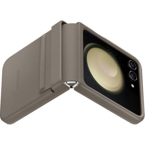 Чехол Samsung Series для Galaxy Z Flip 5 Flap Eco-Leather Case Etoupe