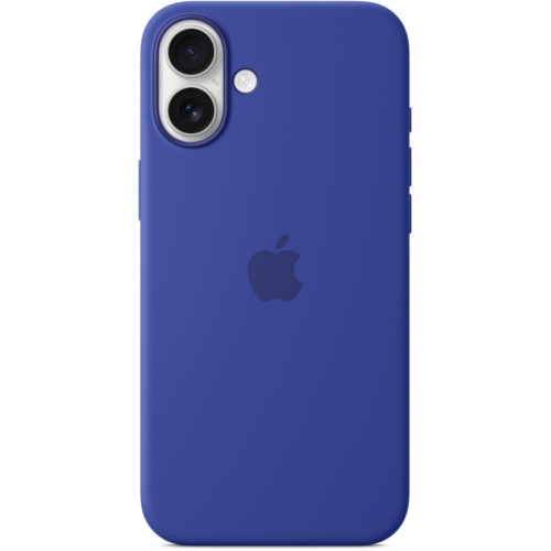 Чехол Apple Silicone Case with MagSafe для iPhone 16 Plus Ultramarine