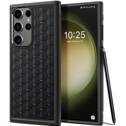 Чехол Spigen Cryo Armor для Galaxy S23 Ultra (ACS05616) Matte Black
