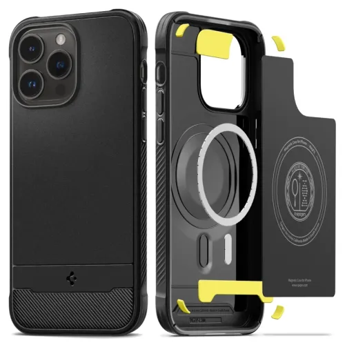 Чехол Spigen Rugged Armor MagFit для iPhone 14 Pro Max (ACS04812) Black