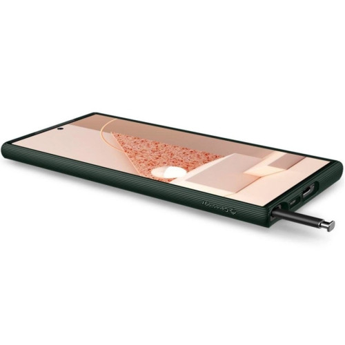 Чехол Spigen Caseology для Galaxy S23 Ultra (ACS05987) Midnight Green