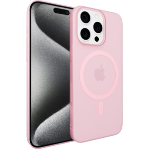 Чехол Gurdini Slim Series with MagSafe для iPhone 16 Pro Pink