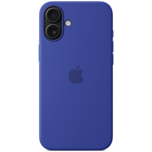 Чехол Apple Silicone Case with MagSafe для iPhone 16 Plus Ultramarine