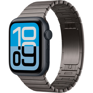 Смарт-часы Apple Watch SE (2025) 40mm Midnight Aluminum Case with Slate Link Bracelet