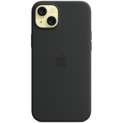 Силиконовый чехол Apple MagSafe для iPhone 15 Plus Black