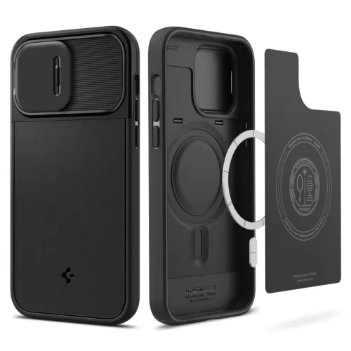 Чехол Spigen Optik Armor MagFit для iPhone 14 Pro Max (ACS04848) Black