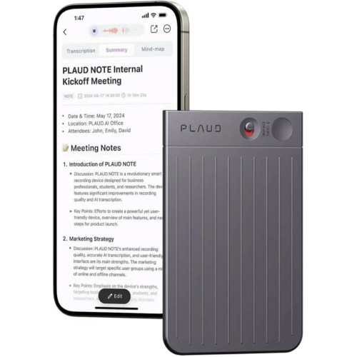 Диктофон Plaud Note NB-100 ChatGPT 64Gb Black