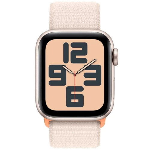 Смарт-часы Apple Watch SE (2023) 40mm Starlight Aluminium Case with Starlight Sport Loop (MR9W3)