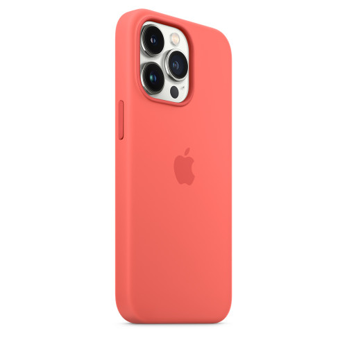 Силиконовый чехол Apple MagSafe для iPhone 13 Pro Розовый помело