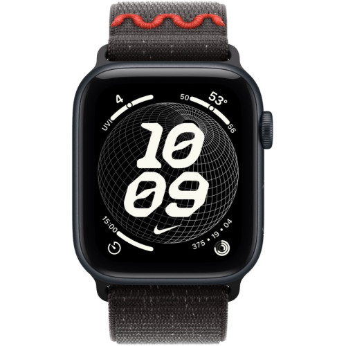 Смарт-часы Apple Watch SE (2025) 40mm Midnight Aluminum Case with Midnight Black Nike Sport Loop