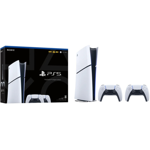 Игровая приставка Sony PlayStation 5 Slim Digital edition + DualSense (Bundle) 1Tb White