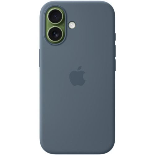 Чехол Apple Silicone Case with MagSafe для iPhone 17 Anchor Blue