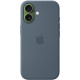 Чехол Apple Silicone Case with MagSafe для iPhone 17 Anchor Blue