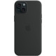 Силиконовый чехол Apple MagSafe для iPhone 15 Plus Black