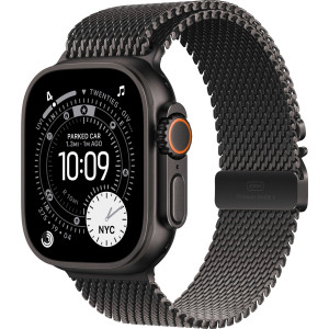 Смарт-часы Apple Watch Ultra 3 (2025) 49mm Black Titanium Case with Black Titanium Milanese Loop M