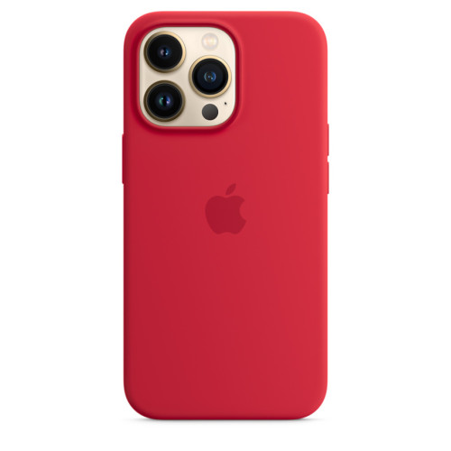 Силиконовый чехол Apple MagSafe для iPhone 13 Pro Red