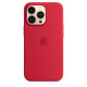 Силиконовый чехол Apple MagSafe для iPhone 13 Pro Red
