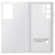 Чехол Samsung Smart Clear View Cover для Galaxy S22 Ultra (EF-ZS908CWEGRU) White