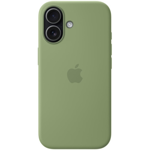 Чехол Apple Silicone Case with MagSafe для iPhone 17 Light Moss