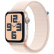 Смарт-часы Apple Watch SE (2023) 44mm Starlight Aluminium Case with Starlight Sport Loop (MRE63)