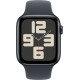 Смарт-часы Apple Watch SE (2024) 40mm Midnight Aluminium Case with Midnight Sport Band M/L (MXE93)