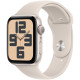 Смарт-часы Apple Watch SE (2023) 44mm Starlight Aluminium Case with Starlight Sport Band S/M (MRE43)