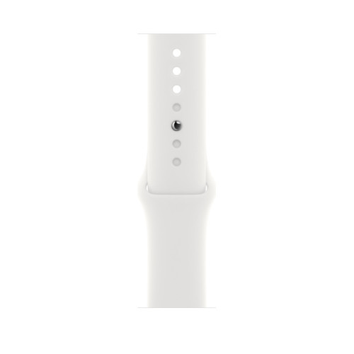 Смарт-часы Apple Watch Series SE GPS 44mm Silver/White Sport Band (MNK23)