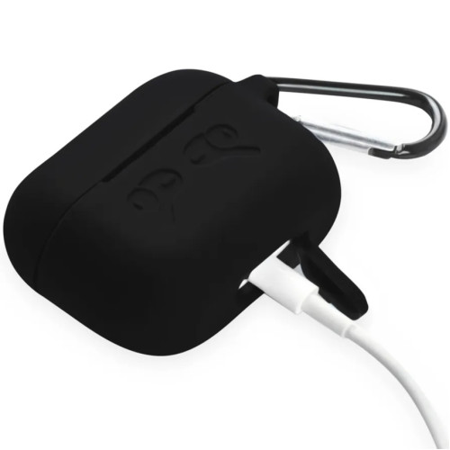 Силиконовый чехол Gurdini для AirPods Pro 2 Black