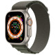 Смарт-часы Apple Watch Ultra GPS + Cellular 49mm Titanium Case with Green Alpine Loop L