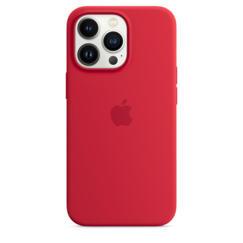 Силиконовый чехол Apple MagSafe для iPhone 13 Pro Red