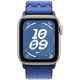 Смарт-часы Apple Watch SE (2025) 44mm Starlight Aluminum Case with Blue Ribbon Nike Sport Loop