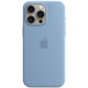 Силиконовый чехол Apple MagSafe для iPhone 15 Pro Winter Blue