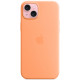 Силиконовый чехол Apple MagSafe для iPhone 15 Plus Orange Sorbet