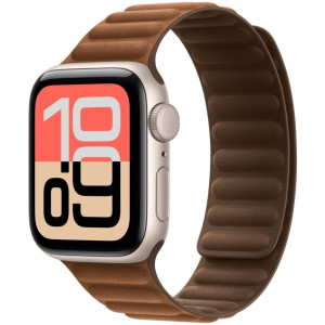 Смарт-часы Apple Watch SE (2025) 40mm Starlight Aluminum Case with Caramel Magnetic Link M/L