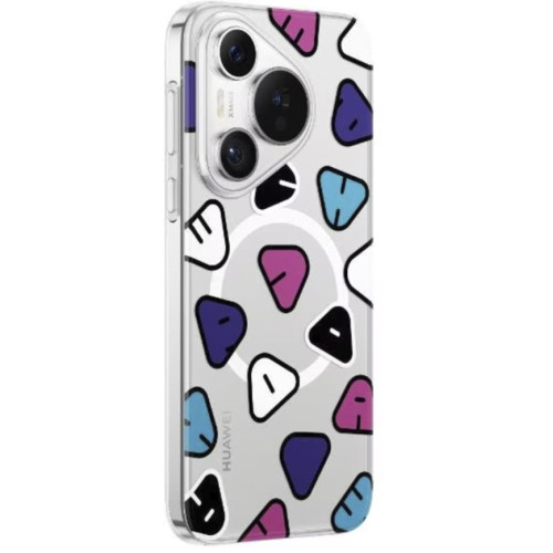 Чехол Huawei Letter Magnetic Case для Pura 70 Transparent