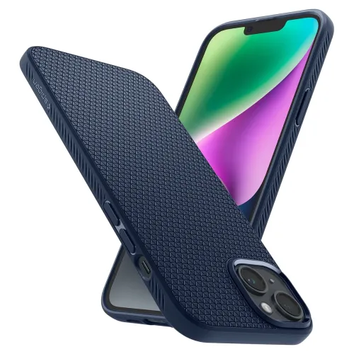 Чехол Spigen Liquid Air для iPhone 14 Plus (ACS04892) Navy Blue