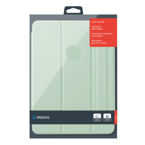 Чехол Deppa Wallet Onzo Magnet для iPad Air 10.9 (2020) (D-88068) Mint
